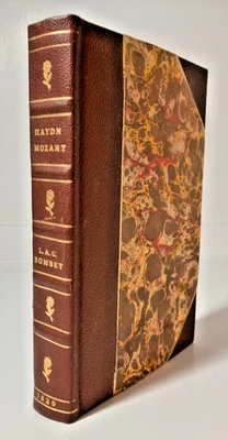 Stendhal "The Lives of Haydn and Mozart" / 1820 / Leather / 1st American Edition - Image 1 of 4