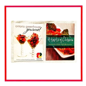Lot 2 Rare Ontario Canadian Taste of Ontario Gourmet Distinctive Recipe Cookbook - Bild 1 von 24