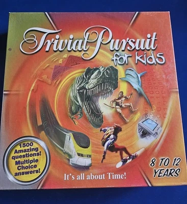 Trivial Pursuit for Kids Edition  Age 8-12 Family Board Game Excellent Condition - Image 1 of 4