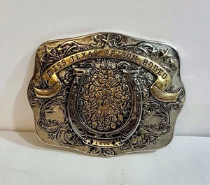 1978 Miss Texas Prison Rodeo Buckle - Idyllwind Fueled by Miranda Lambert - Picture 1 of 4
