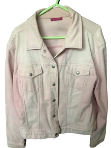 DAMEN CORD DISTRESSED FREIZEITJACKE IN HELLROSA VON FOR WOMEN GRÖSSE 16 HERVORRAGENDER ZUSTAND - Bild 1 von 4