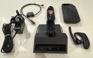 POLY Voyager 5200 UC Headset Office 2-Way Base (MS Teams) +cables for Phone & PC - Picture 1 of 18