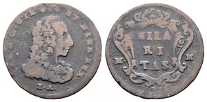 Königreich Neapel (Italienische Staaten) - Tornese 1756 - Karl VII Sebastian - Bild 1 von 3