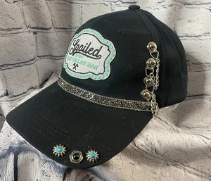 Neu ohne Etikett Spoiled By My Truckermütze mit blauem Kragen verstellbar mit Schmuck Glitzer - Bild 1 von 6