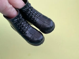 Vintage 12" GI Joe SHORT BLACK BOOTS    Excellent  for 12" G.I. Joe  Hasbro 1964 - Picture 1 of 15