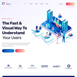 Analytics Tool Website Design with Free VPS Web Hosting and Installation - Picture 1 of 9