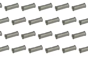 1/0 AWG TEMCo Butt Splice Connector Tin Plated Copper Uninsulated Gauge 100 Pack - Picture 1 of 5