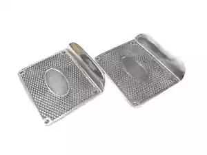 For Early Classic Car/Truck Running Board Foot Step Plates Set 2 Alloy Metal #V3 - Bild 1 von 10