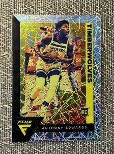 ANTHONY EDWARDS 2020-21 Panini Flux SP RC LASER PRIZM🏀🔥