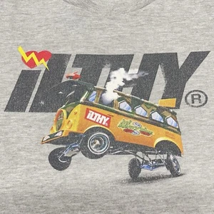 Ilthy Gray XL T-shirt VW Bus Van Drag Art Apparel Pop Culture Cleveland Ohio - Picture 1 of 7