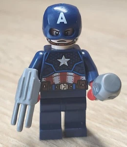Lego Marvel Super Heroes Minifigur/ Captain America / Steve Rogers - Bild 1 von 3
