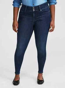 Pantalones de mezclilla elásticos para mujer Torrid Jegging ajustados súper suaves de tiro alto 18S - Imagen 1 de 9