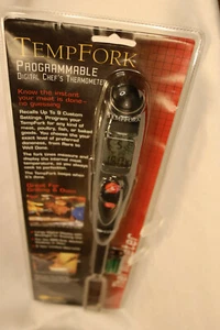 TempFork Programmable Digital Chef Thermometer Grill Oven Range Backlit Display - Picture 1 of 4