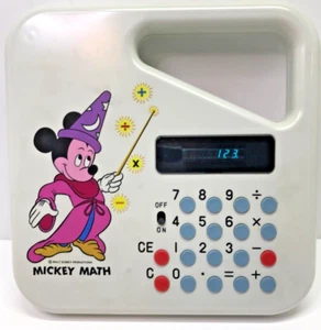 Calculadora Electrónica Mickey Matemáticas 1975 Vintage Modelo 18 Alco con Caja Original - Imagen 1 de 7