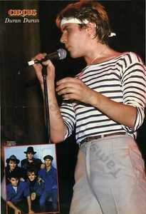 1983 Simon Le Bon Duran Duran Lead MAGAZINE POSTER PAGE Fan Gift Idea! (3798) - Picture 1 of 1