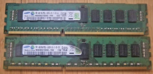 Samsung 4 GB DDR3-1333 PC3L-10600R CL9 135V Server Ram - Picture 1 of 8