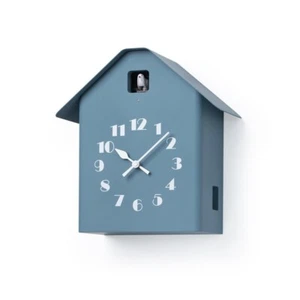 Lemnos Orologio a Cucù RF20-03 BL Blu Analogico Dachs Cuckoo Giappone - Foto 1 di 6