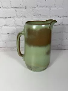 Jarra de agua de cerámica marrón verde jarra FRANKOMA Plainsman #80 - Imagen 1 de 9