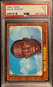 1966 Topps FB #055 PSA 5 EX, Willie Frazier, Houston Oilers - Bild 1 von 2