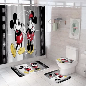 Cartoon Gift Idea, Mickey Mouse Classic Style Bathroom Sets or Shower Curtain. - Picture 1 of 3