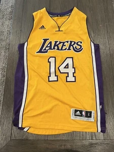VINTAGE Adidas NBA Los Angeles Lakers Brandon Ingram Throwback Jersey Mens Small - Picture 1 of 2