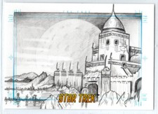 STAR TREK THE ORIGINAL SERIES ART & IMAGES PATRICK HAMILL THE CAGE SKETCH