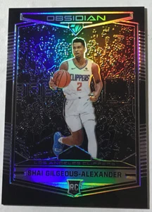  SHAI GILGEOUS-ALEXANDER 2018 OBSIDIAN ROOKIE SILVER PRIZM REFRACTOR (PREVIEW) - Picture 1 of 2