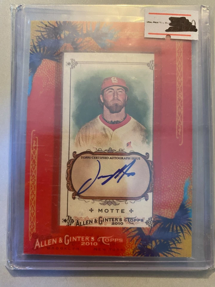 A11,330 - 2010 Topps Allen and Ginter Autographs #JM Jason Motte - Image 1 of 1