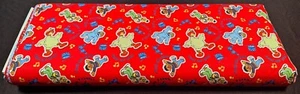 SESAME STREET SCHOOL TIME COTTON FABRIC 15 Yards By SPECTRIX - VINTAGE - NEW - Picture 1 of 8