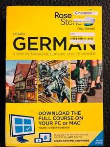 Rosetta Stone Learn German Home/Office Software - Picture 1 of 2