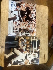 Willie Brown Oakland Raiders Sighned 8x10 Photos Lot Of 2 - Picture 1 of 5
