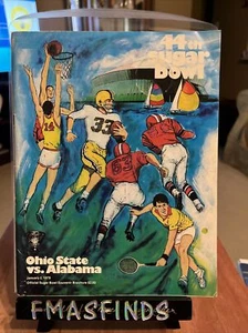 N 1978 SUGAR BOWL ALABAMA OHIO STATE JAN 2 Football Program OZZIE NEWSOME W/Coin - Picture 1 of 6