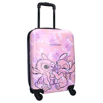 Disney Stitch Trolley Koffer Kinder Mädchen Kinderkoffer Trolly Reisekoffer pink - Bild 1 von 4