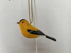 Goldfinch Hanging Resin Ornament 4” - Picture 1 of 4