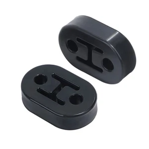 LokoCar Exhaust Hanger Rubber Insulator Bushing Mount 2 Holes 11mm 0.44inch 2Pcs - Imagen 1 de 11
