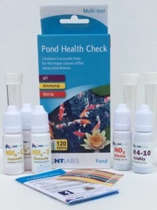 NT Labs Mini Test Kit Pond Water Health Check Nitrite, pH and Ammonia Koi Fish - Picture 1 of 1
