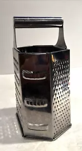 6-Sided Stainless Steel Grater Kitchen Cheess - Picture 1 of 8