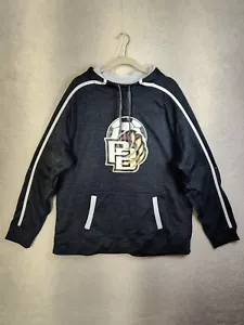 Augusta Men Sweatshirt Extra Large Heathered 100% Polyester Hooded Pullover - Picture 1 of 16