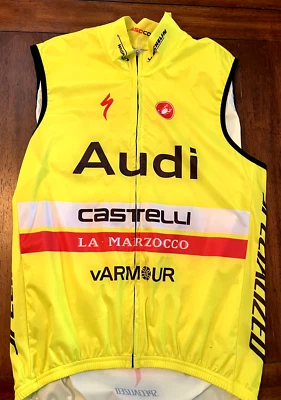 Chaleco Windstopper Castelli Audi Cycling Team para hombre talla grande L Foto 1 de 4