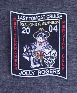 LAST TOMCAT CRUISE USS John F Kennedy VF-84 JOLLY ROGERS Navy PATCH - Picture 1 of 4