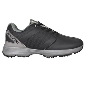 New Etonic Golf Stabilizer 4.0 Shoes Black/Grey Size 9.5 Wide - Picture 1 of 5