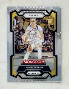 2024 Panini Prizm WNBA Monopoly Cameron Brink Los Angeles Sparks Rookie Card 39 - Bild 1 von 2