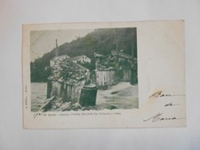 CARTOLINA PIEMONTE VERBANIA LOCARNO DISASTRO PONTE PLUSCH 1901