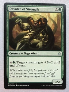 MTG Hour of Devastation Devotee of Strength 113 NM/M - Imagen 1 de 1