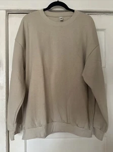American Apparel ReFlex Fleece Collection XL Unisex Cream Ecru Very Nice! New - Picture 1 of 20