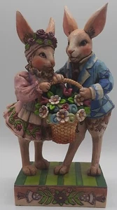 Jim Shore , 4007543 , Happy Together , Heartwood Creek , Bunnies - Bild 1 von 5