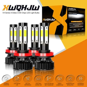 For Nissan Kicks 2017-2020 4PC LED Headlight Bulbs High&Low Beam Combo Kit 6000K - Foto 1 di 9