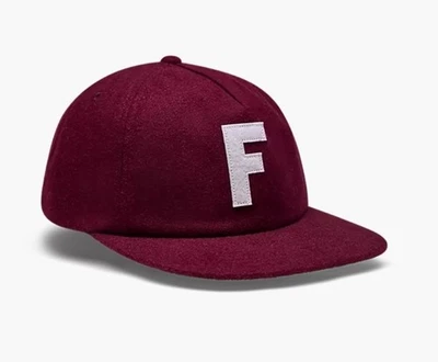 Chapéu de lã ajustável novo em folha FOX Racing masculino Big F US$ 45 sistema operacional marrom ferrugem - Imagem 1 de 2