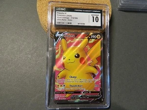 Pikachu 170/185 Ultra Raro - Pokémon Vivid Voltage CGC 10 Gemas Como Nuevo - Imagen 1 de 4