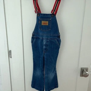 Levi's vintage '70's bib overalls w/stretch twill straps unisex youth sz 5 EUC - Picture 1 of 7